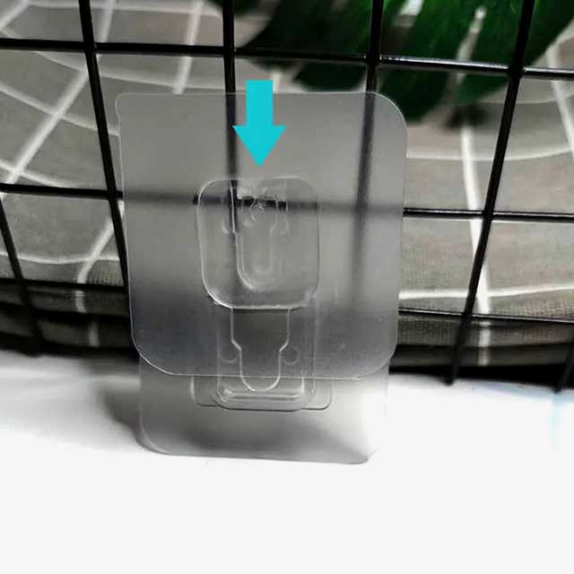 Strong Transparent Double-Sided Adhesive Wall Hooks – Heavy-Duty Suction Cup Wall Hanger for Storage &amp; Organization
