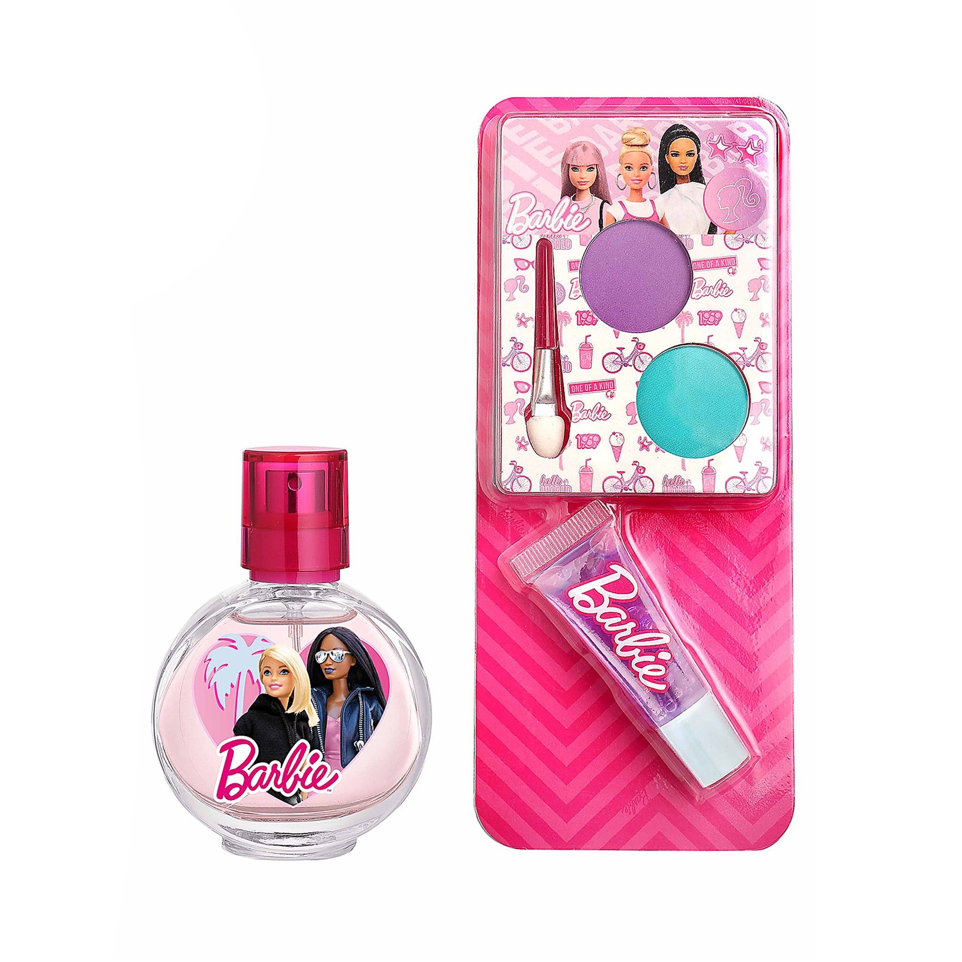 Air-Val Barbie Eau de Toilette & Make-Up Gift Set, 3 Pieces, 3+ years