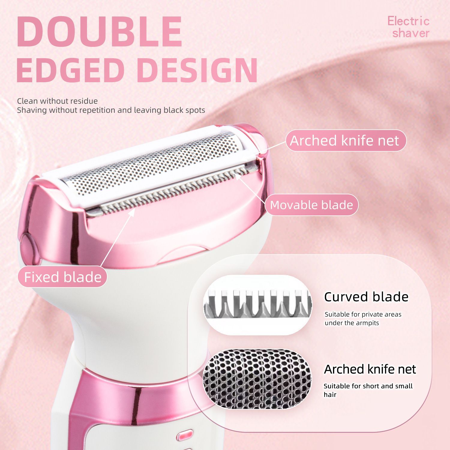 5-in-1 Women's Hair Trimmer Grooming Kit