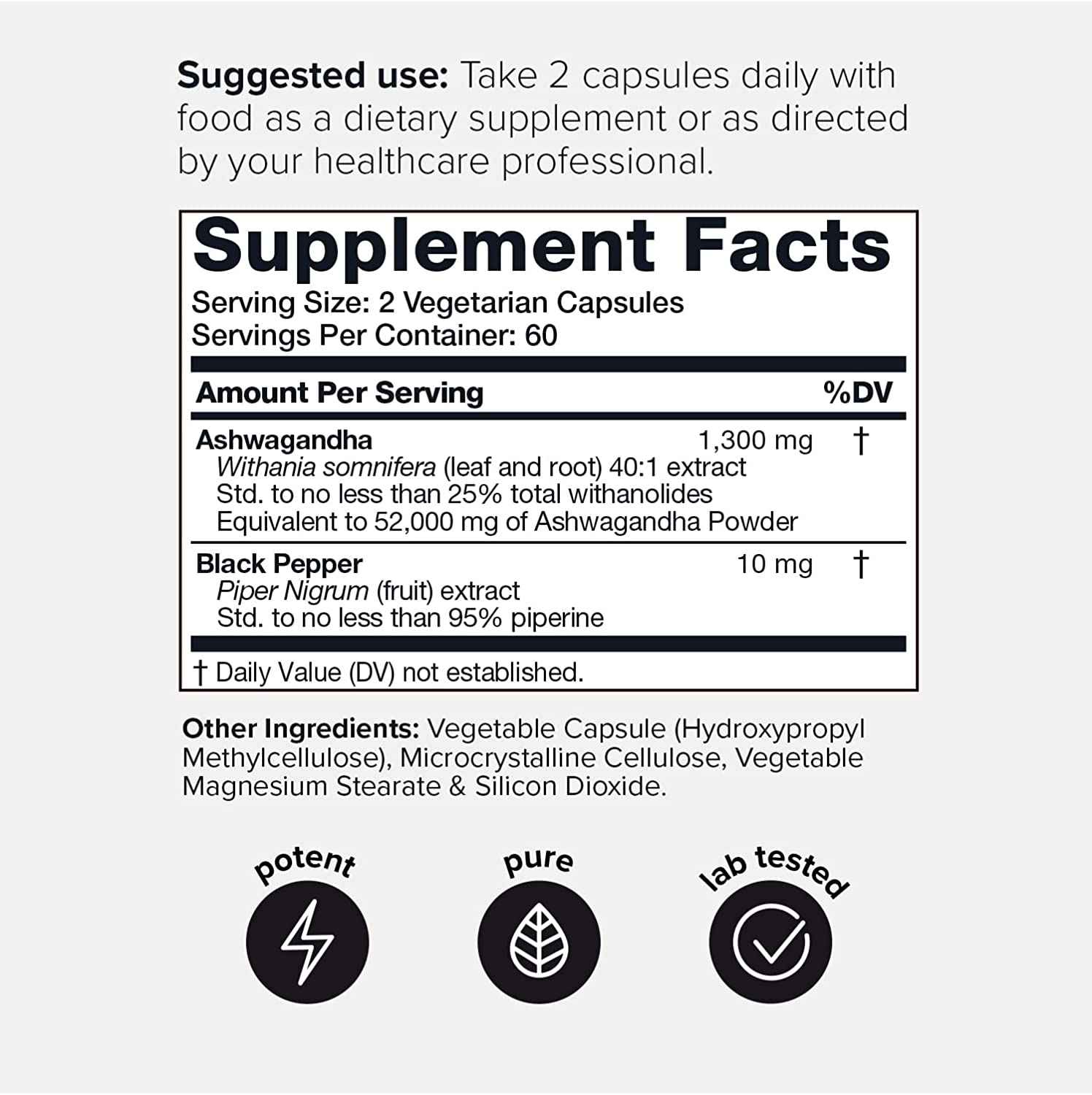 Toniiq Ultra High Strength Ashwagandha+