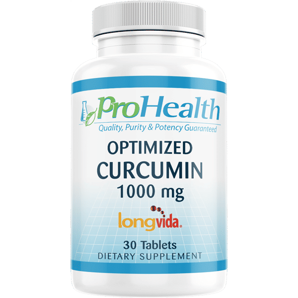 Optimized Curcumin Longvida 1000 mg, 30 Tabs