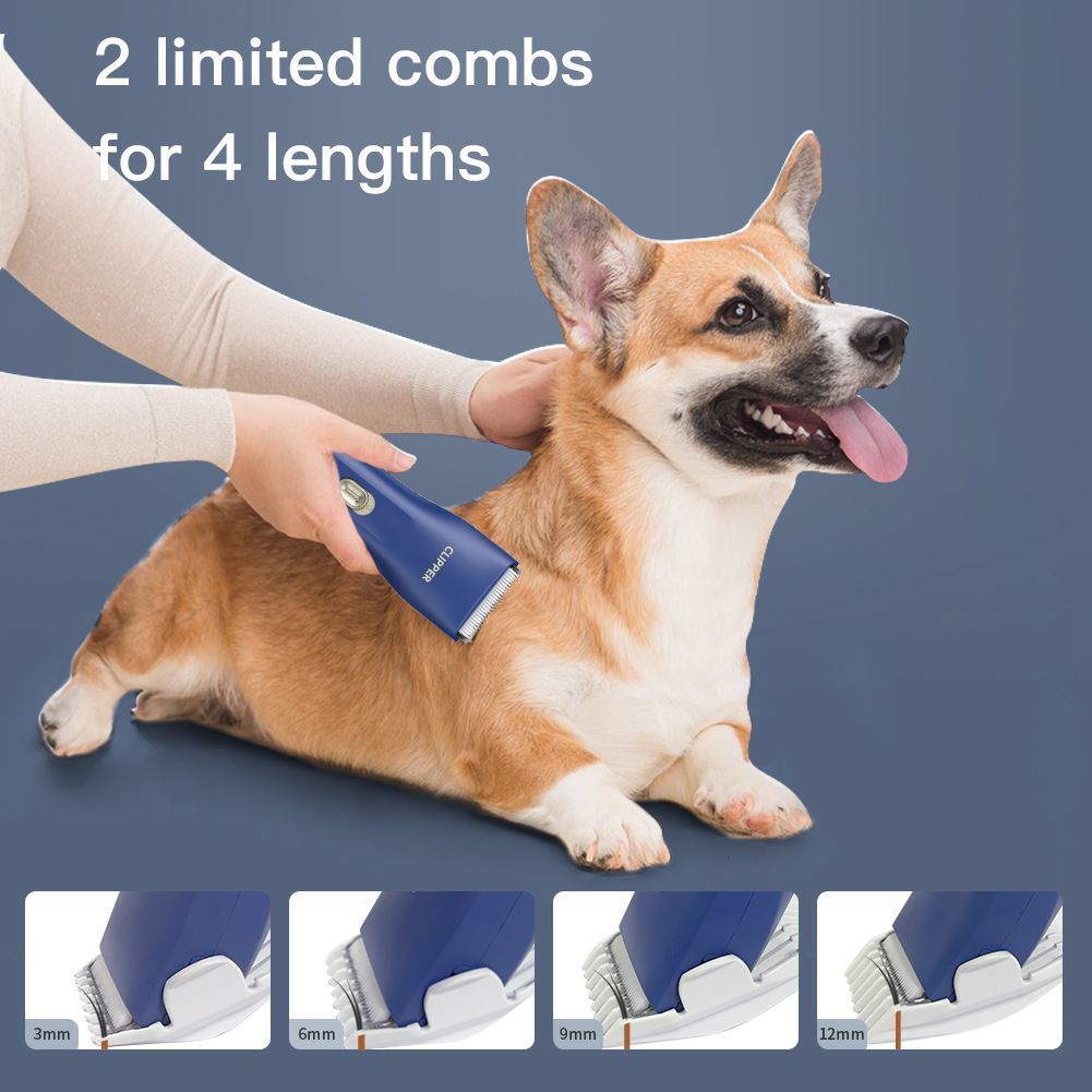 Mini Pet Hair Clipper with 2 Guide Combs
