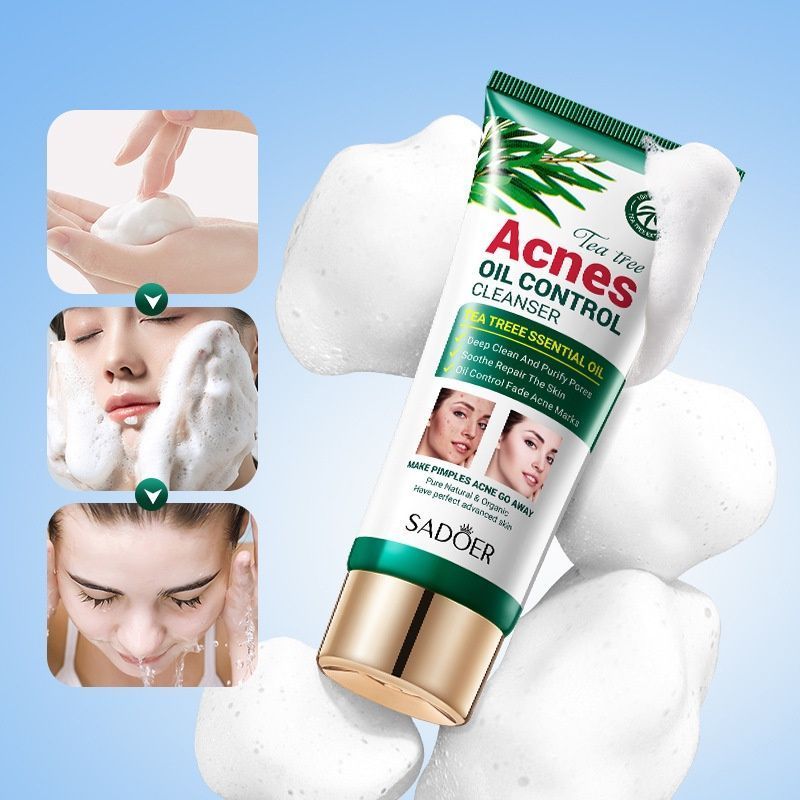 Tea Tree Facial Cleanser Deep Pore Cleansing Face Wash - SD49853