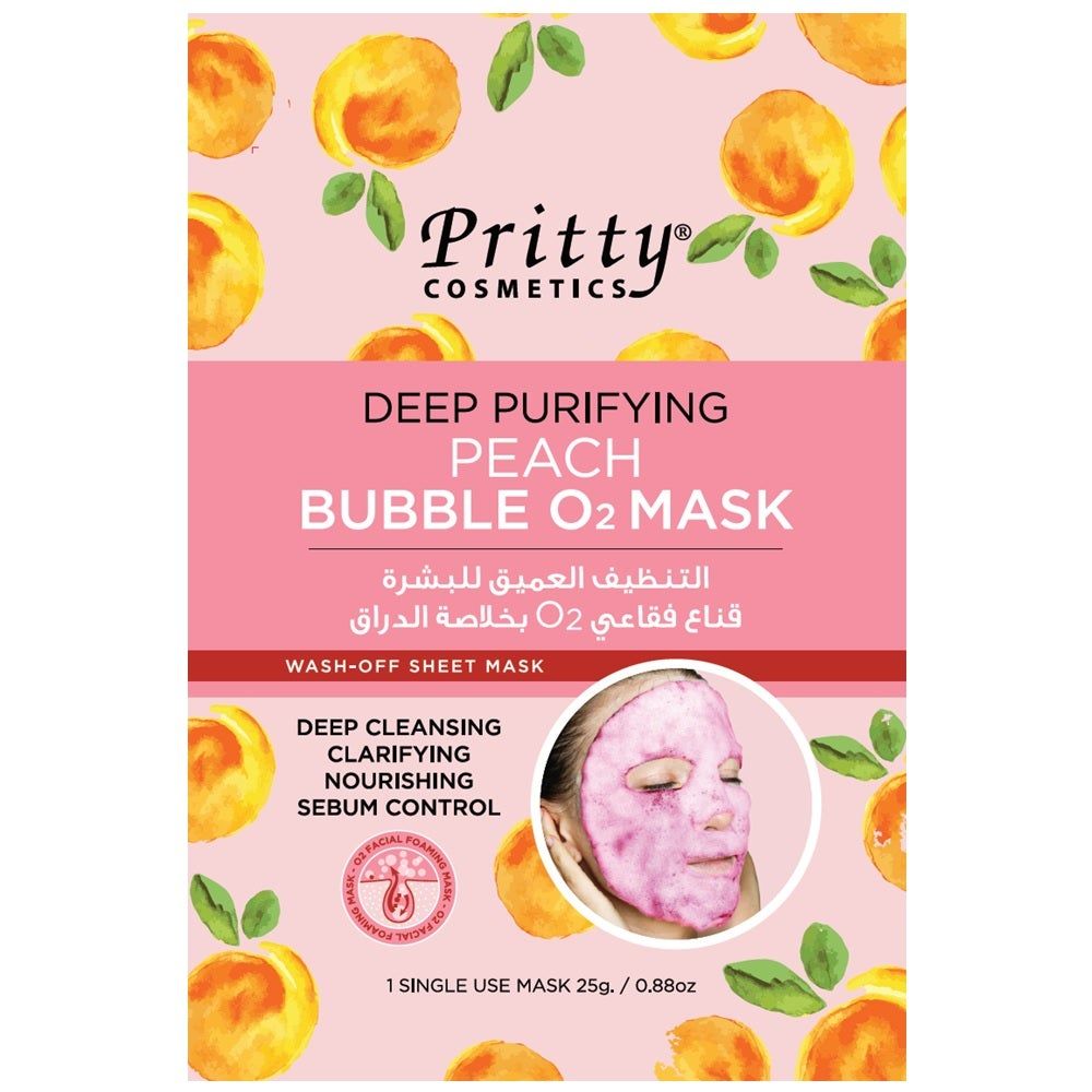 Pritty Cosmetics Deep Purifying Bubble O2 Face Mask, 25gm