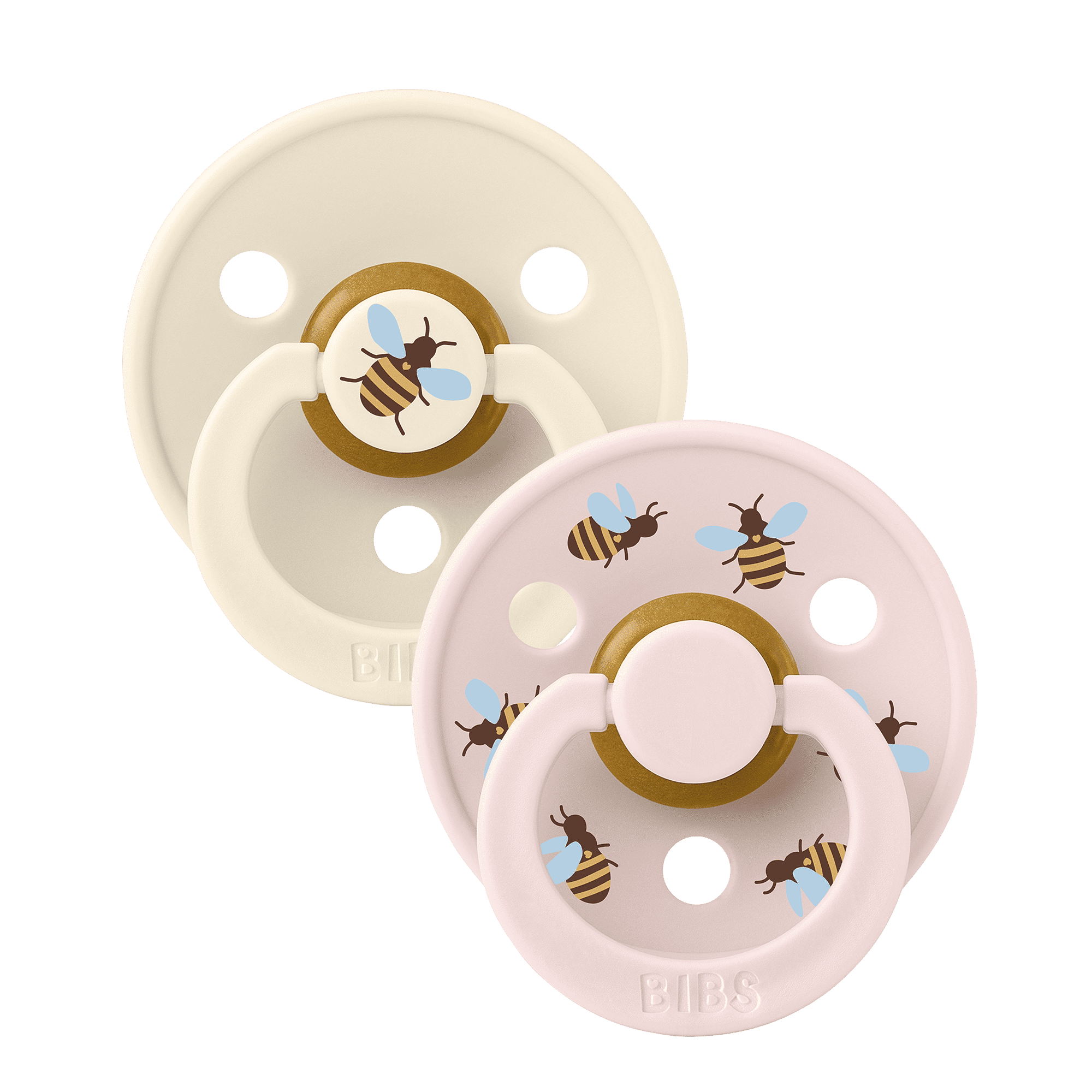 Bibs Pacifier Size 2 -Studio Colour-Ivory Mix