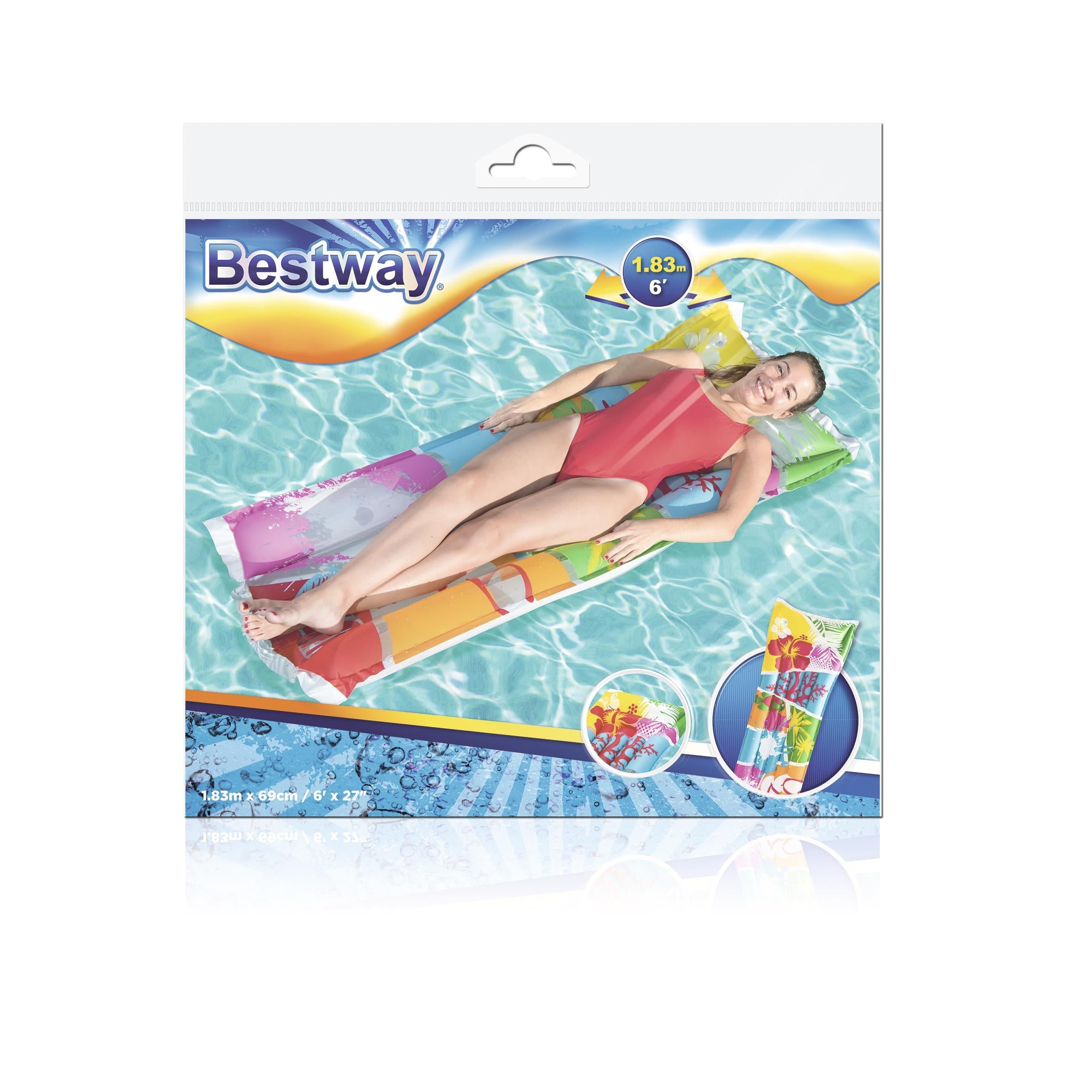 BESTWAY 72 X 27 INCH 1.83M X 69CM FASHIO