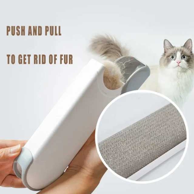 Sticky Brush for Cat Hair & Dandruff Removal – Effective Pet Grooming Tool for Clean & Healthy Fur