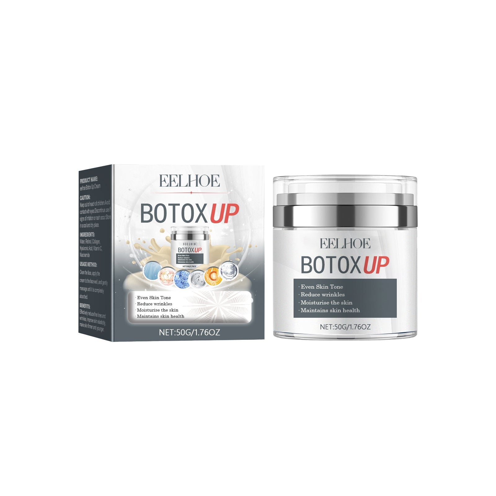 Revitalize Your Skin with Firming & Wrinkle Reduction Cream, Hydrating & Youthful ,50g