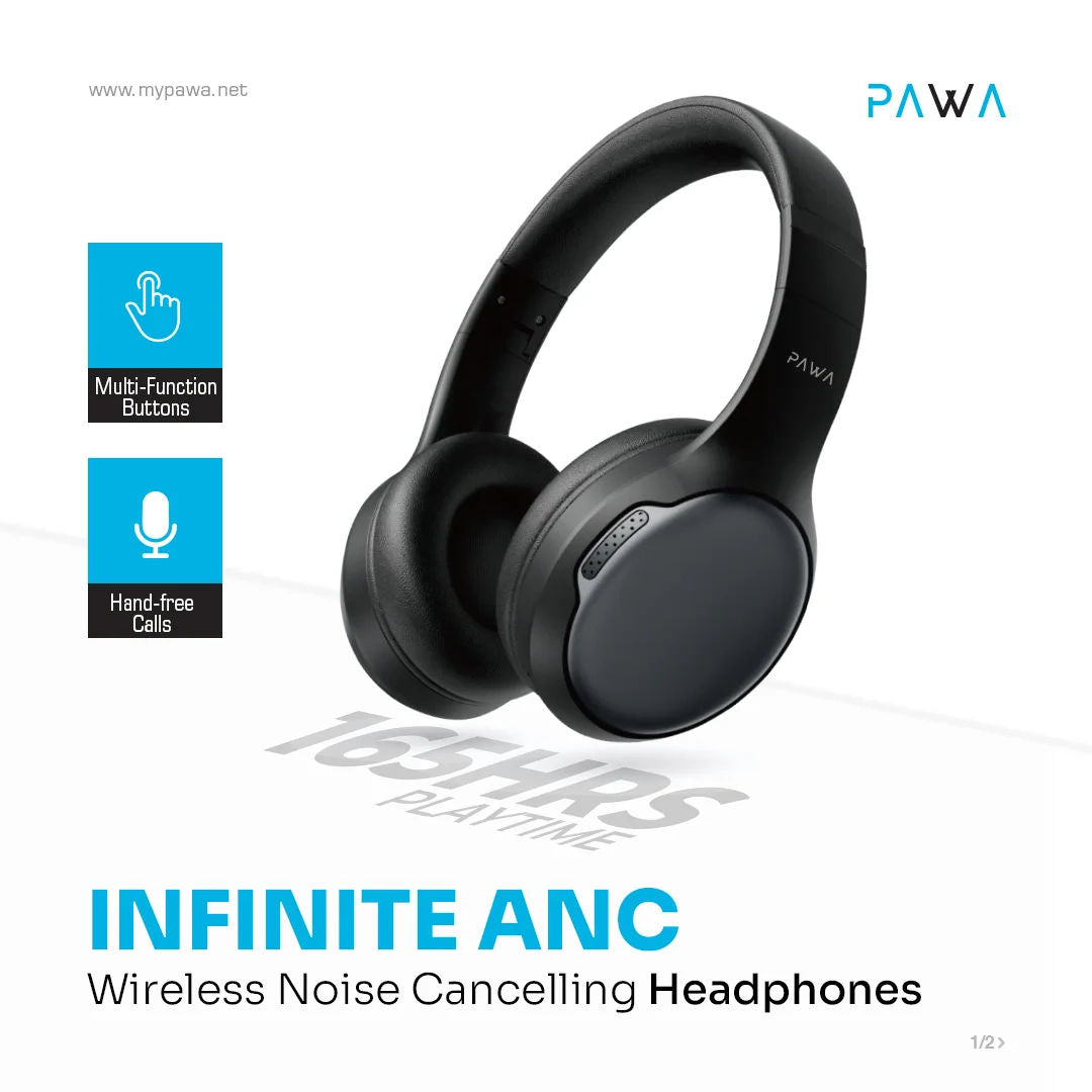 PAWA Infinite ANC Wireless Noise Cancelling Headphone