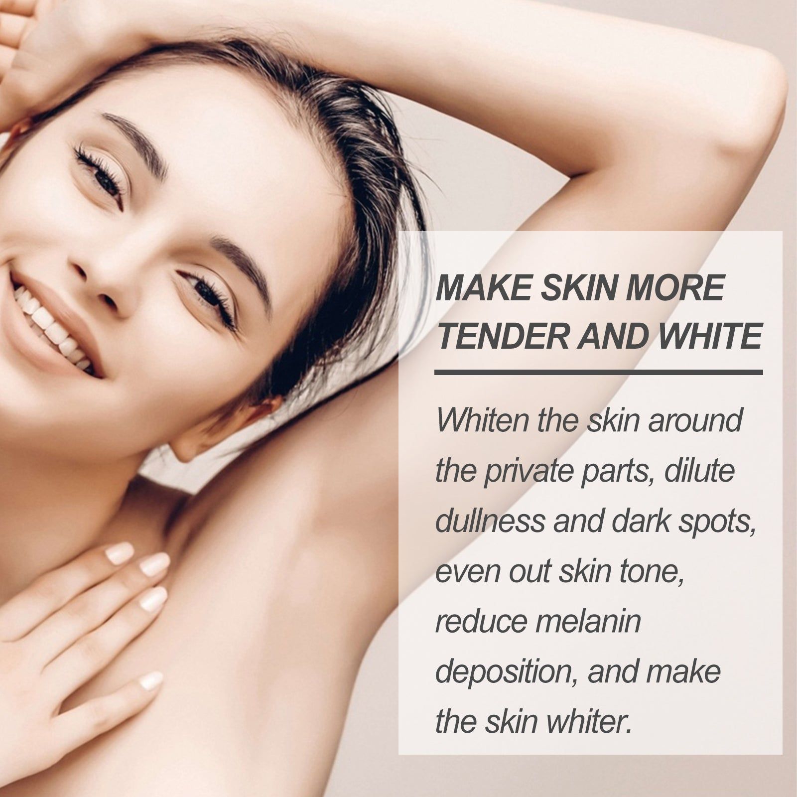 Brightening Skin Moisturizing Spray for Dull Armpits, Dark Joints, Smooth Skin ,30ml