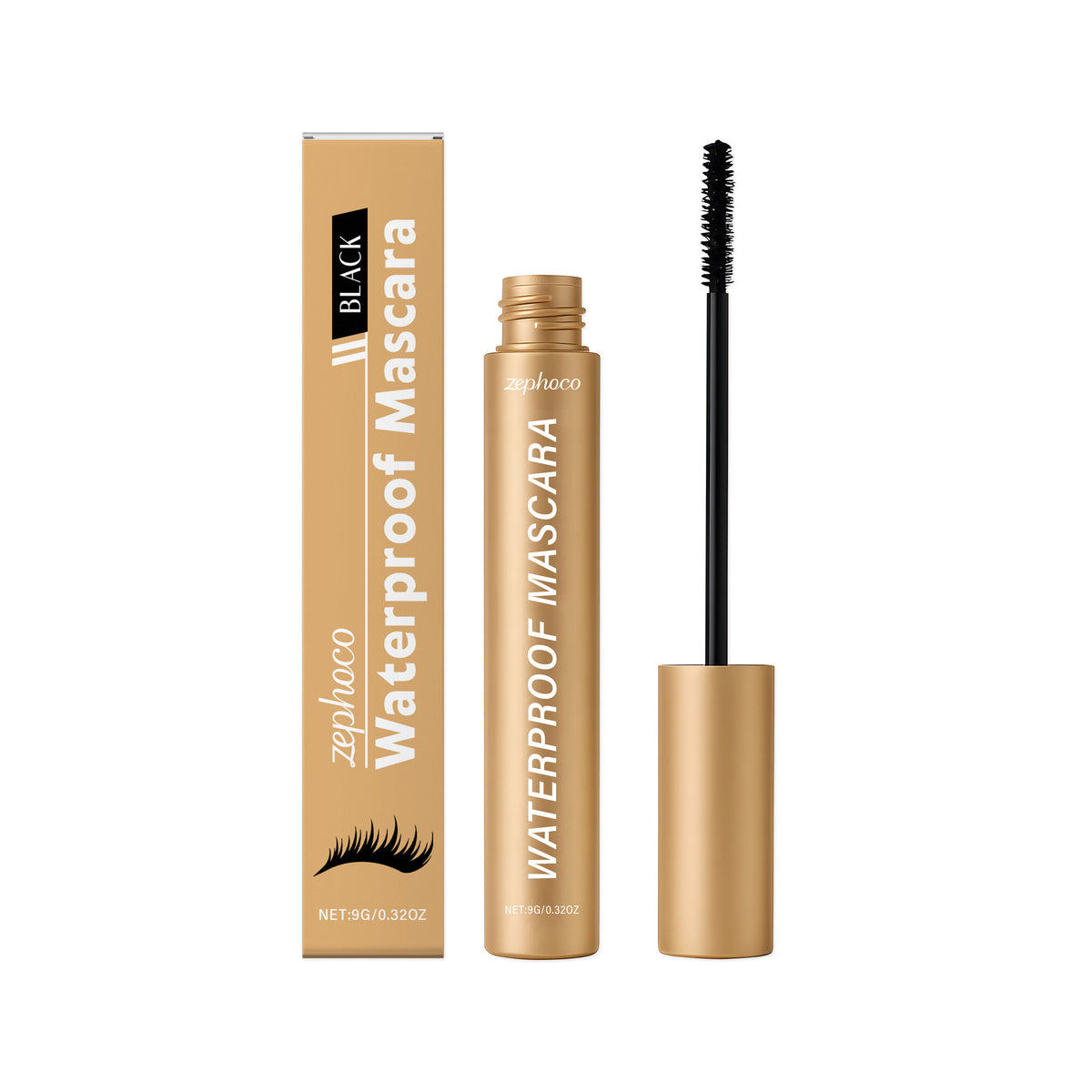Curl Mascara, Long-Lasting, Volumizing, Non-Caking, Natural Lash Enhancer ,9g