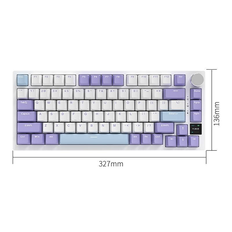Ajazz AK820 Pro RGB Gaming Keyboard Gift Axis Black