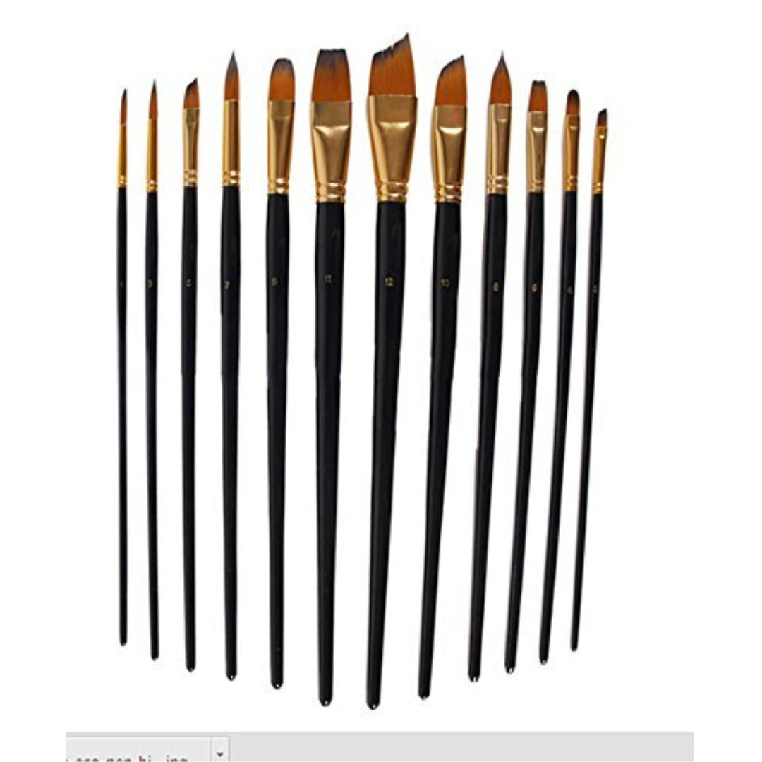 RSC BOMEIJIA 12-Pieces, Fine Art Brush Set With Bag, P21-151