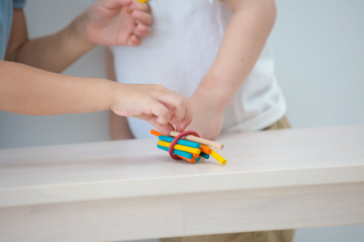 PlanToys Pick-Up Sticks — Wooden Classic Game