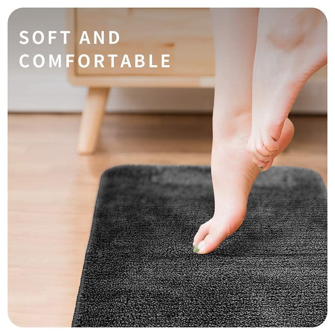 AIESY®  Beautiful Super-Soft Solid Runner Rug