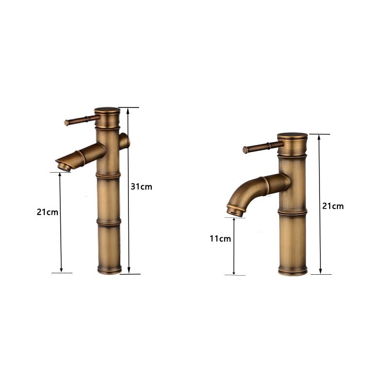 Antique Retro Hot Cold Water Copper Faucet Elbow 2 Knots