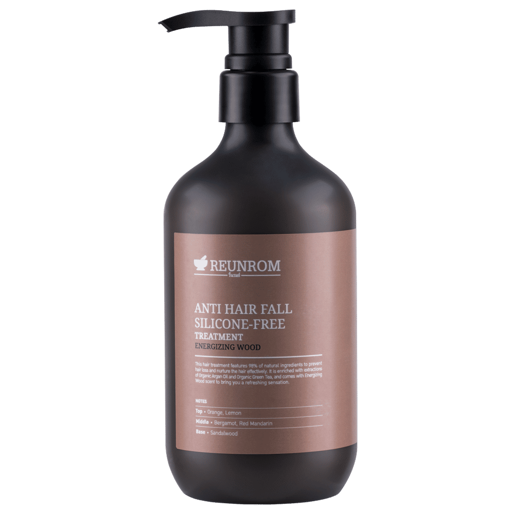 Anti Hair Fall Silicone-Free Treatment 500ml Reunrom Energizing Wood