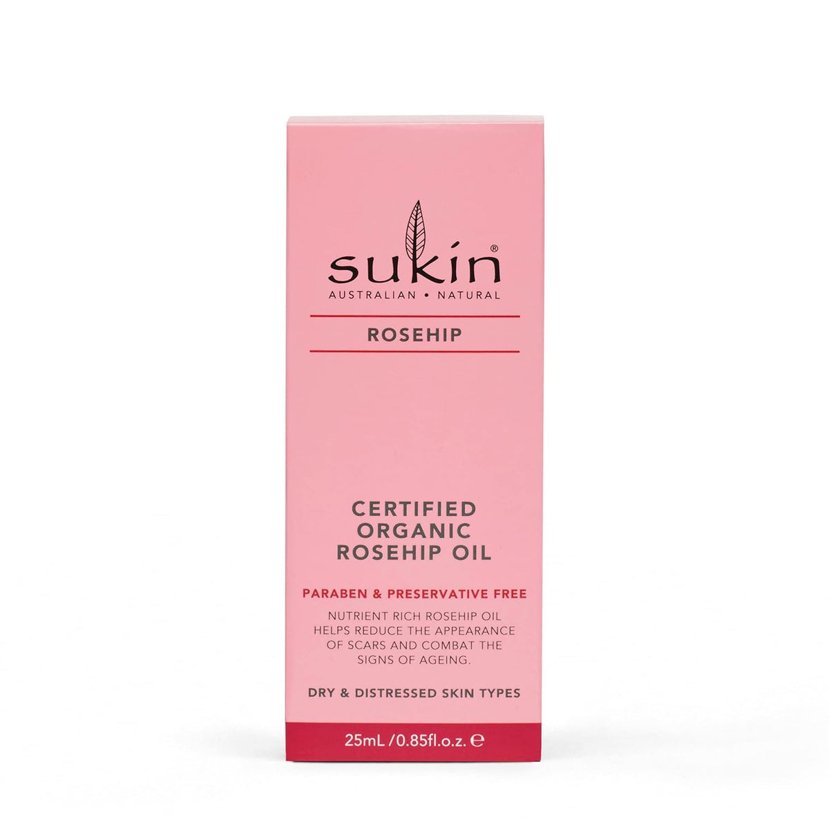 Sukin Certified Organic Rose Hip Oil, 25 Ml