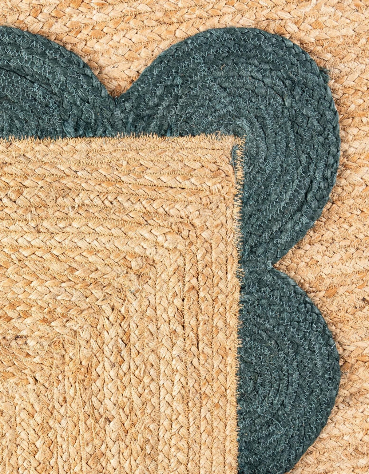 Handmade Braided Natural Jute Eco Friendly Round Floor Area Rug
