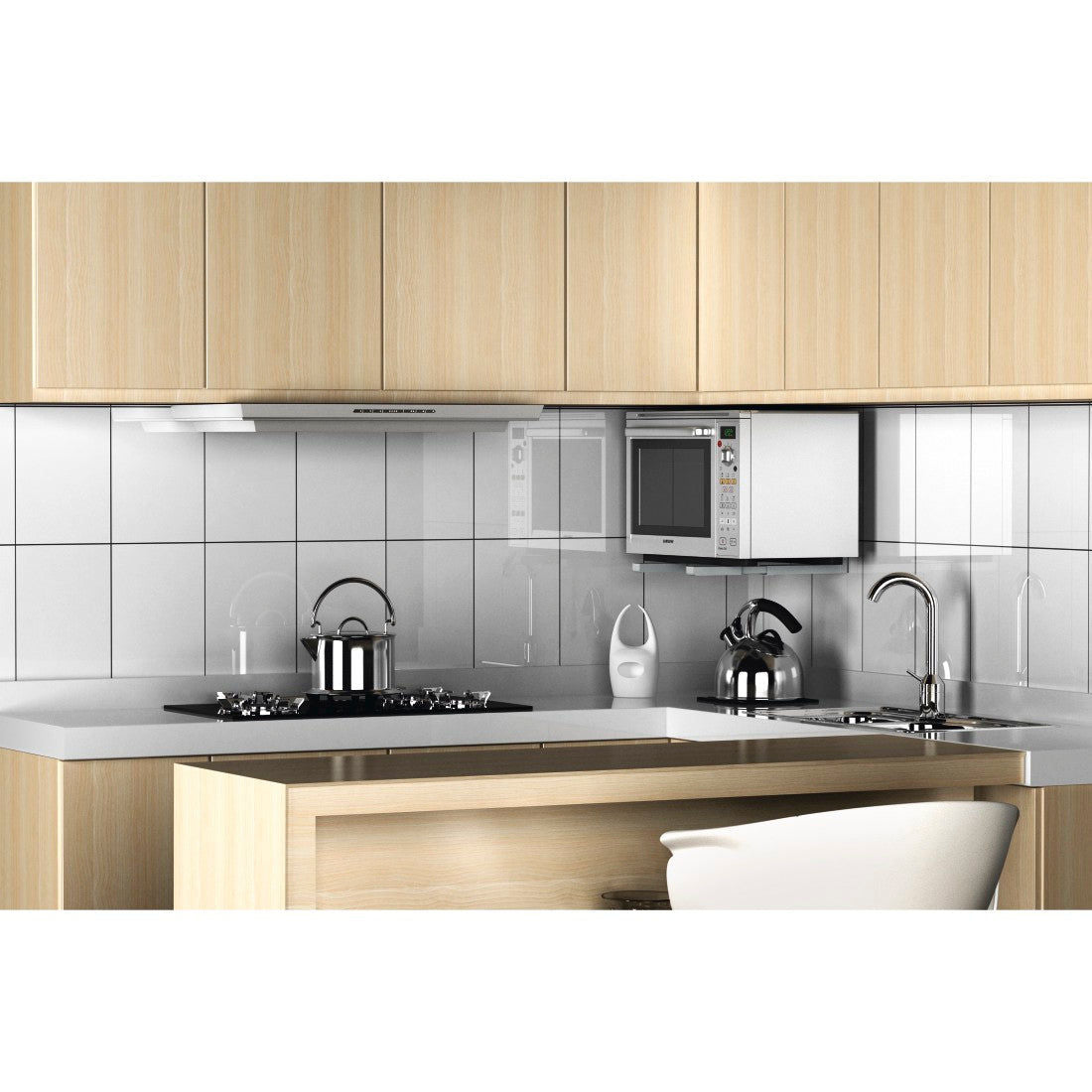 XAVAX 110931 Microwave holder, silver