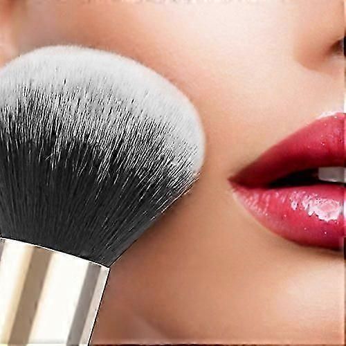 Large Loose Powder Brush Makeup Single Large Soft Face Mineral Powder Foundation Brush, Black