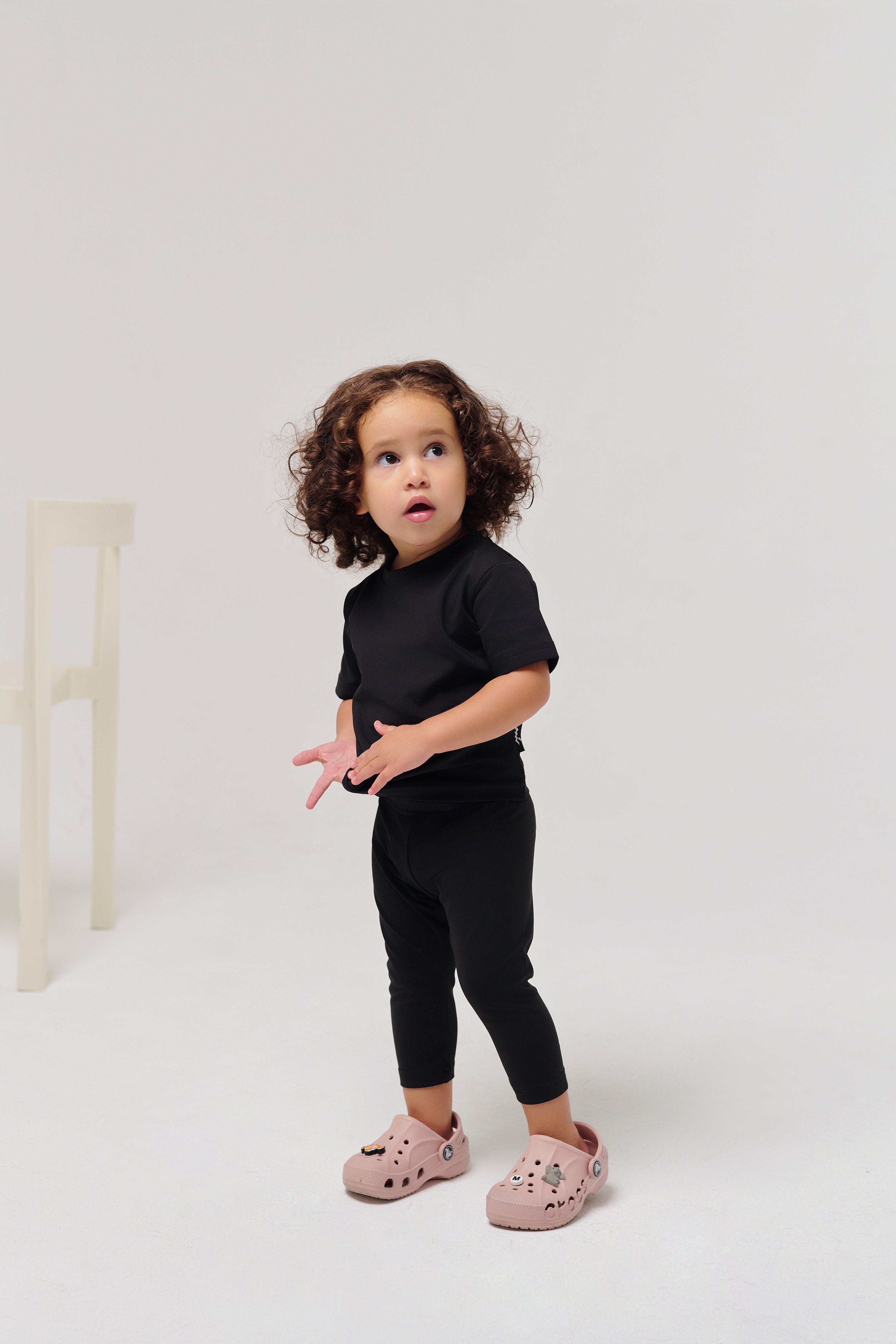 MULU Classic Unisex Baby Tights - Black