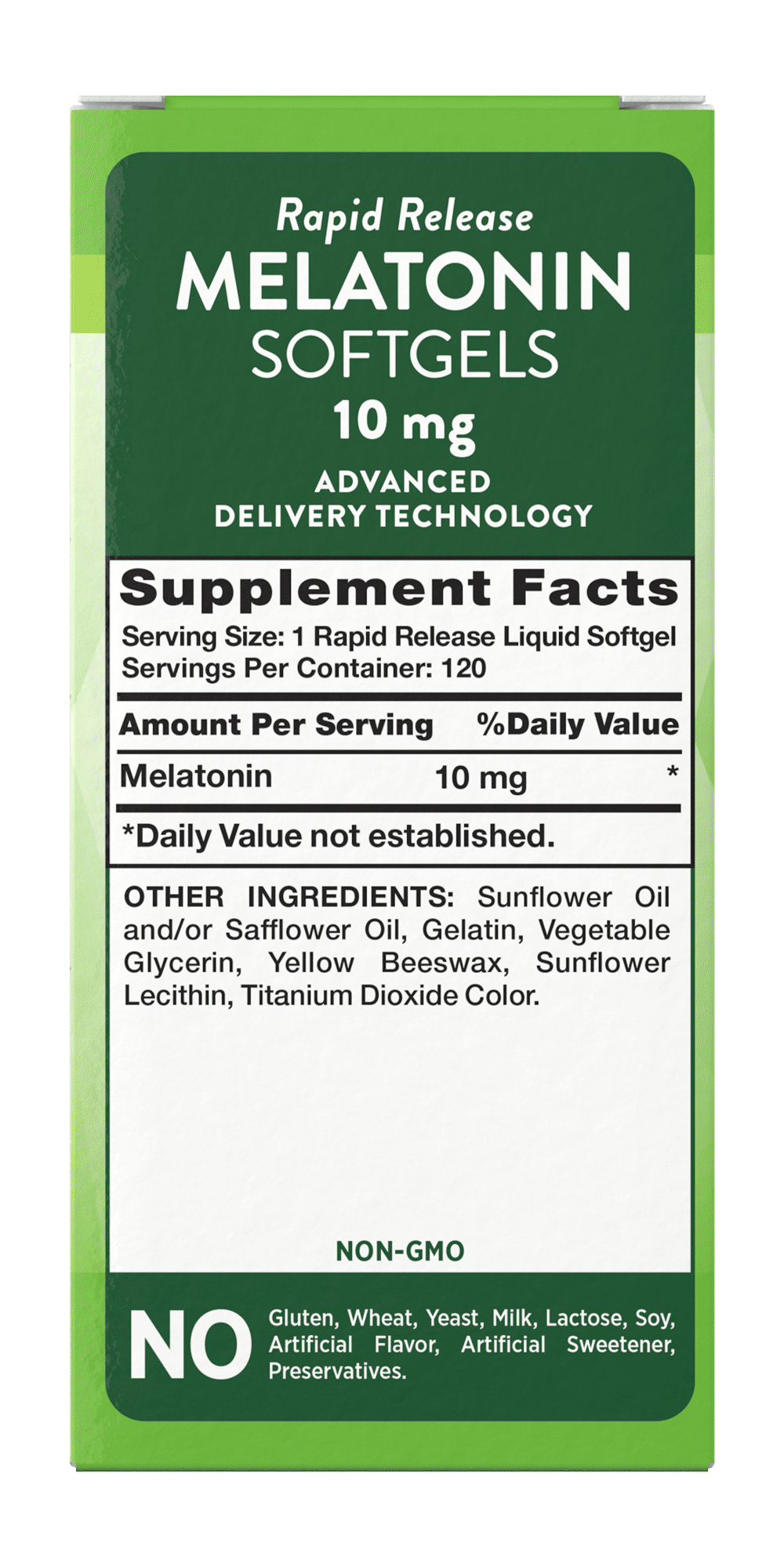 Nature's Truth Melatonin 10mg - 120 softgels