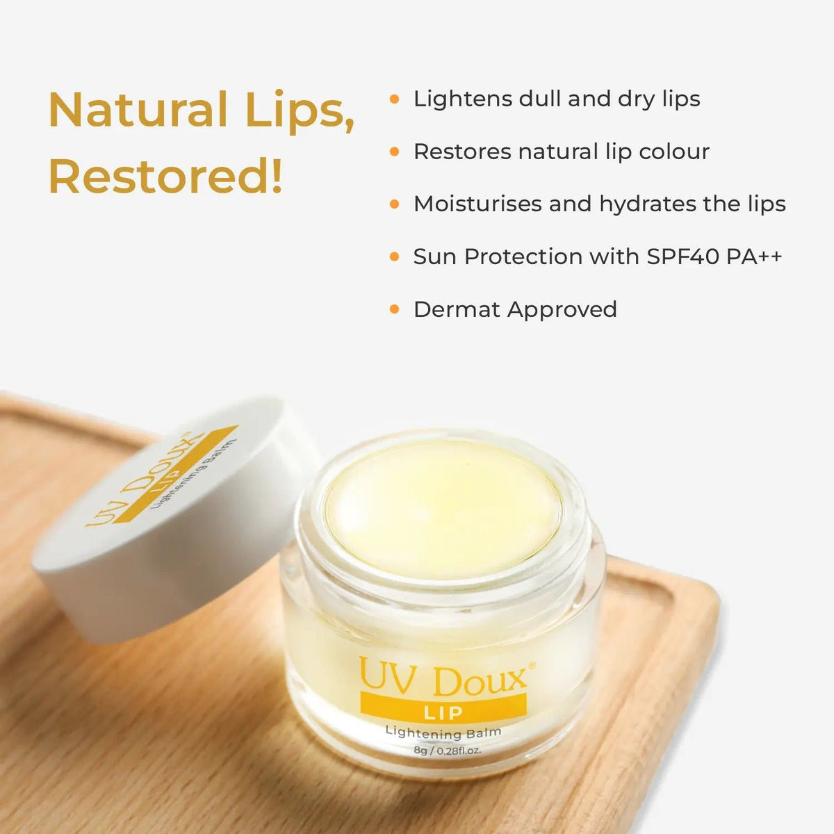 Brinton UV DOUX LIP LIGHTENING BALM 8g