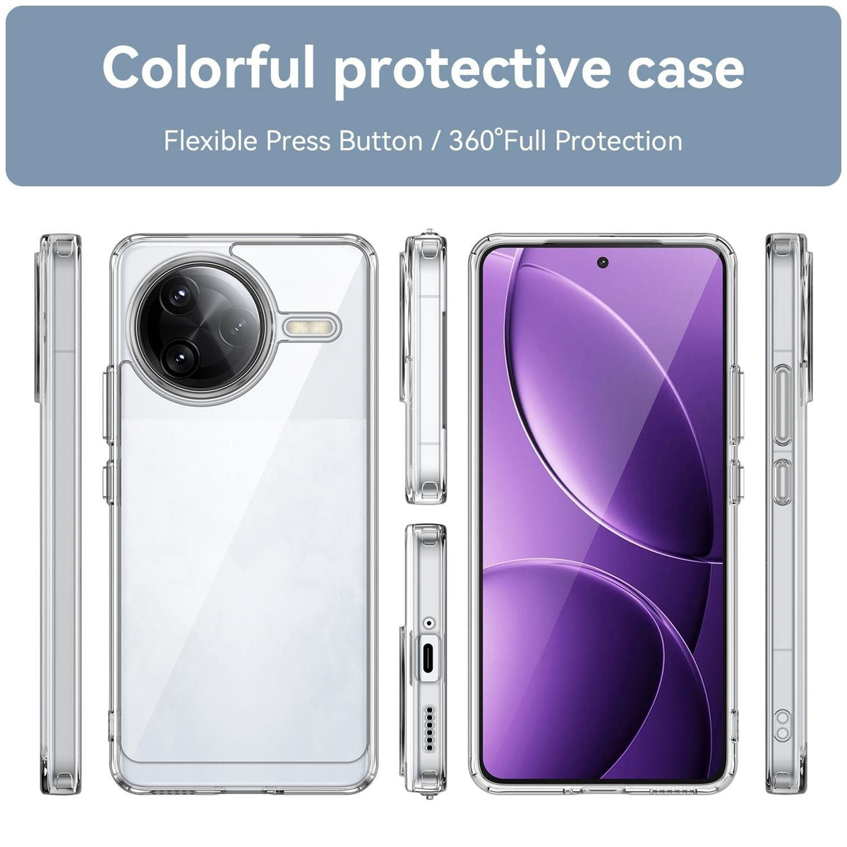 Acrylic + TPU Phone Case For Xiaomi Poco F7 Ultra