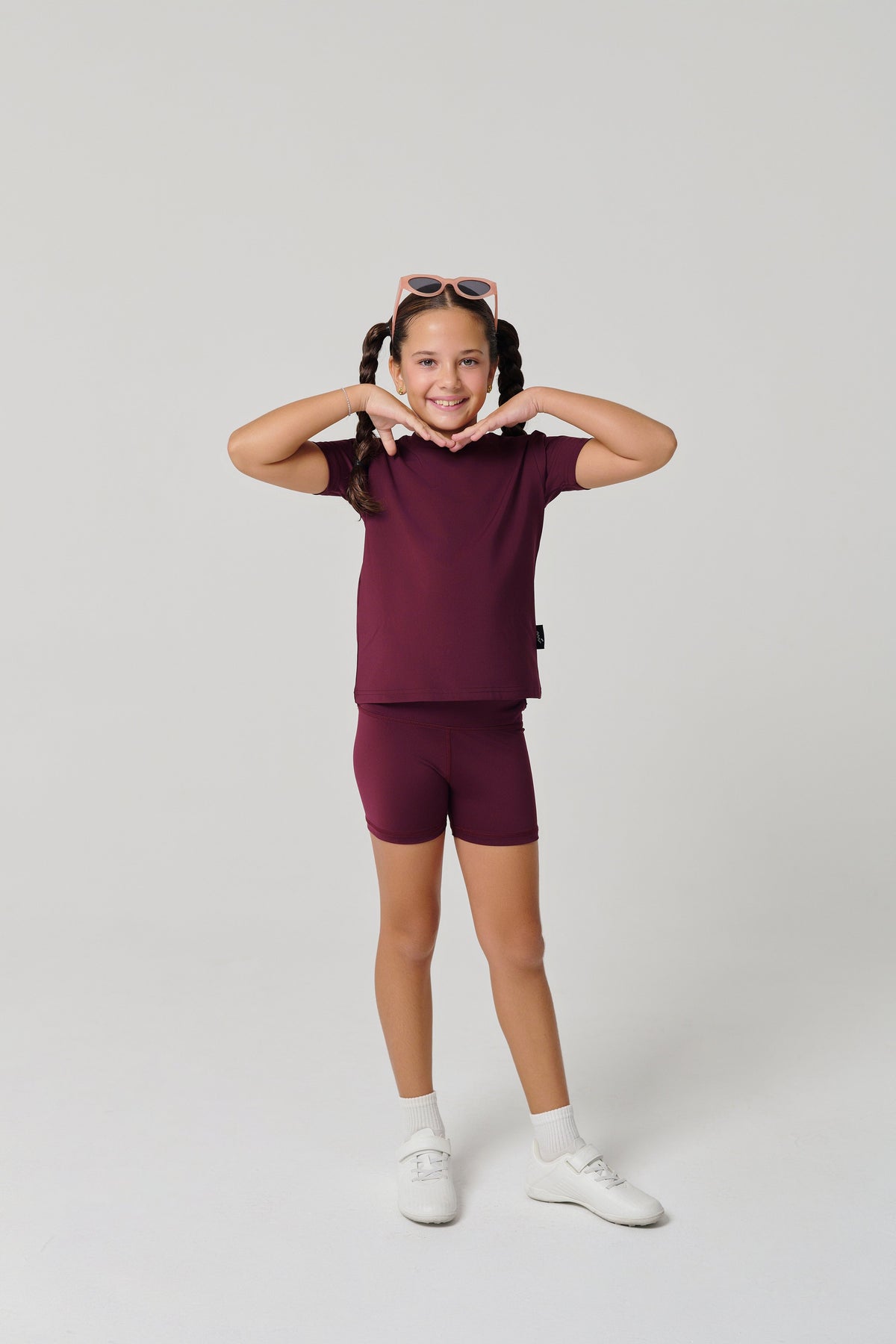 Regular Fit Kids Tights - Maroon