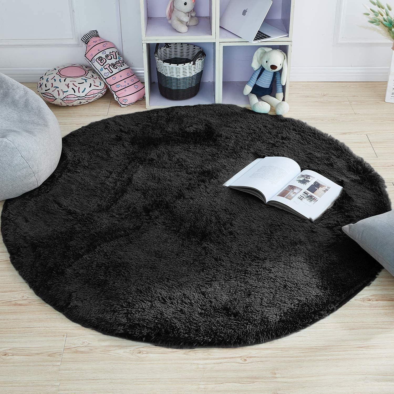 AIESY® Super Soft Modern Shaggy Anti-Slip Bath Mat for Home