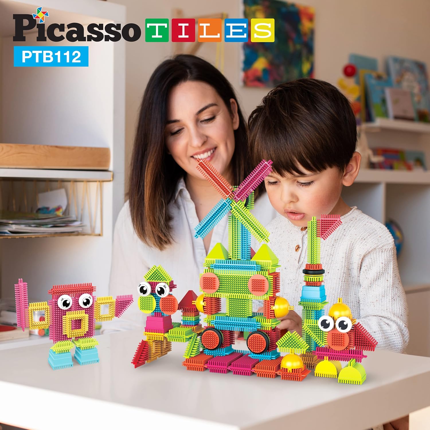 PICASSO MAG.BLOCKS HEDGHOG112PC AMZN EXC
