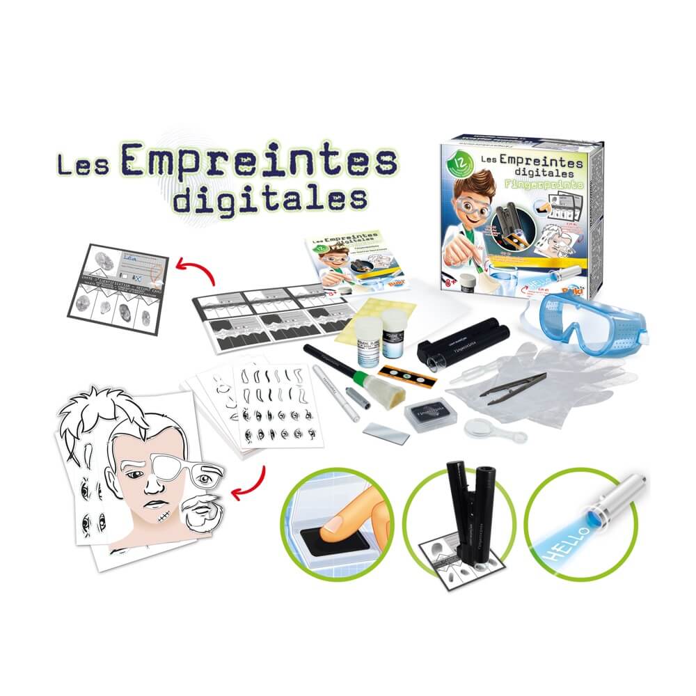 Buki France Fingerprints Science Kit, 8+ Years