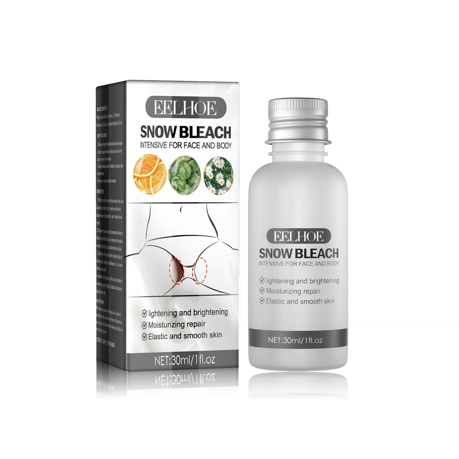 Brightening Skin Cream for Elbows, Knees, Armpits, Dark Spots, Moisturizing, Glow ,30ml