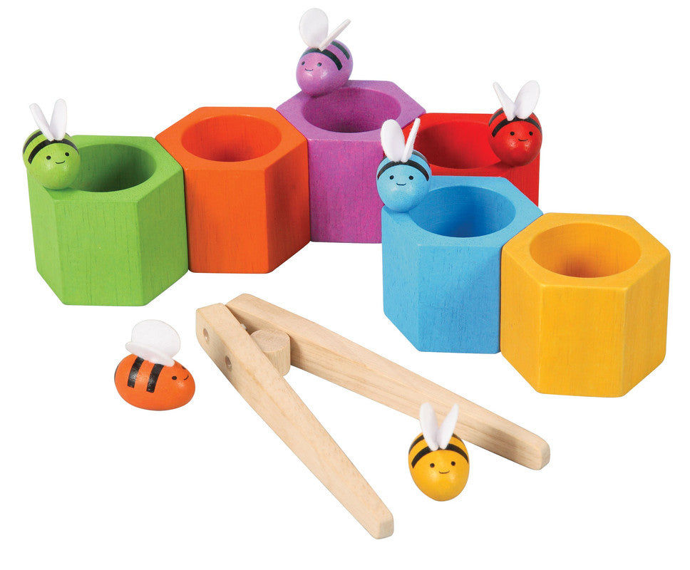 PlanToys Beehives — Wooden Fine Motor Toy