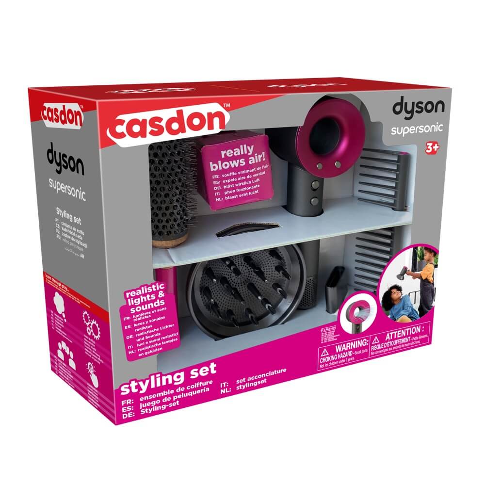 Casdon Dyson Supersonic Styling Set 5 Pieces, 3+ years