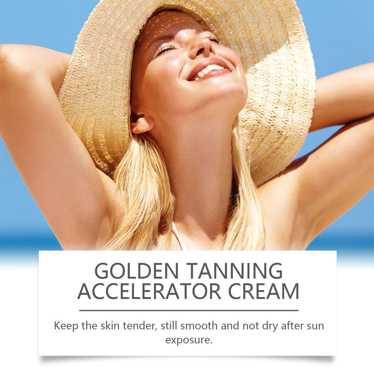 Achieve Natural Sun-Kissed Glow with Black Tanning Cream, Nourishing Skin ,30g