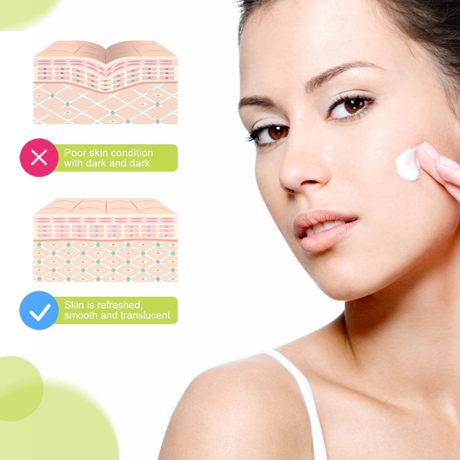 Correcting Cream Fade Dark Spots Brightening Skin Repair Freckle Melasma Age Spot ,30g