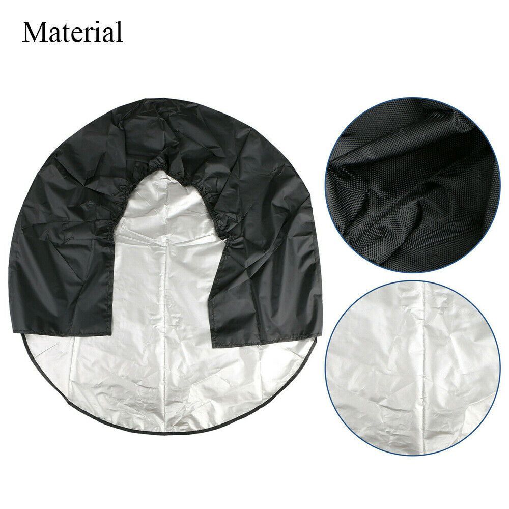 4 Pack Waterproof Tire Cover Spare Tyre Wheel RV Trailer Camper Anti-corrosion Tyre Protector