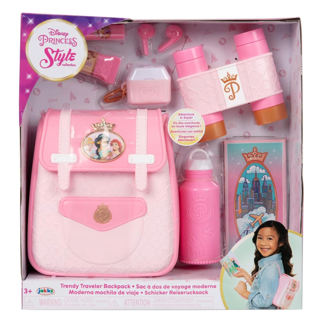 Disney Princess Style Collection Trendy Traveler Backpack, For Age 3+ Years