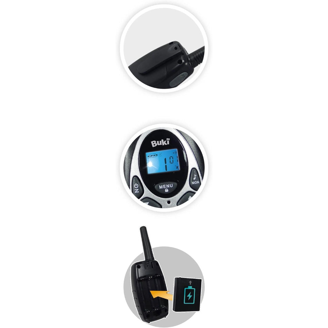 Buki France International Walkie Talkie Rechargeable