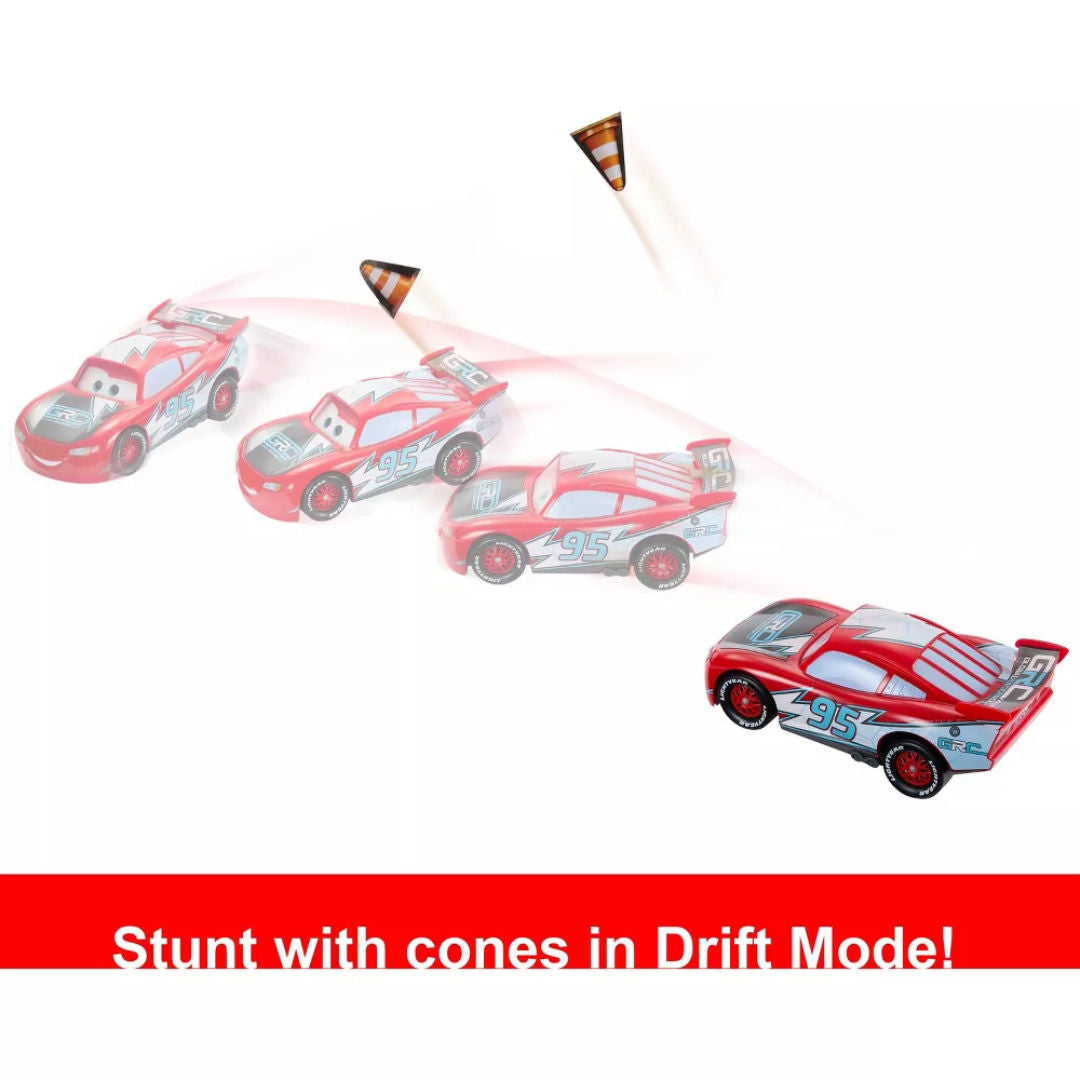 Disney Pixar Cars GRC Drift & Race Lightning McQueen Car, 22.86 cm, For Age 3+ Years