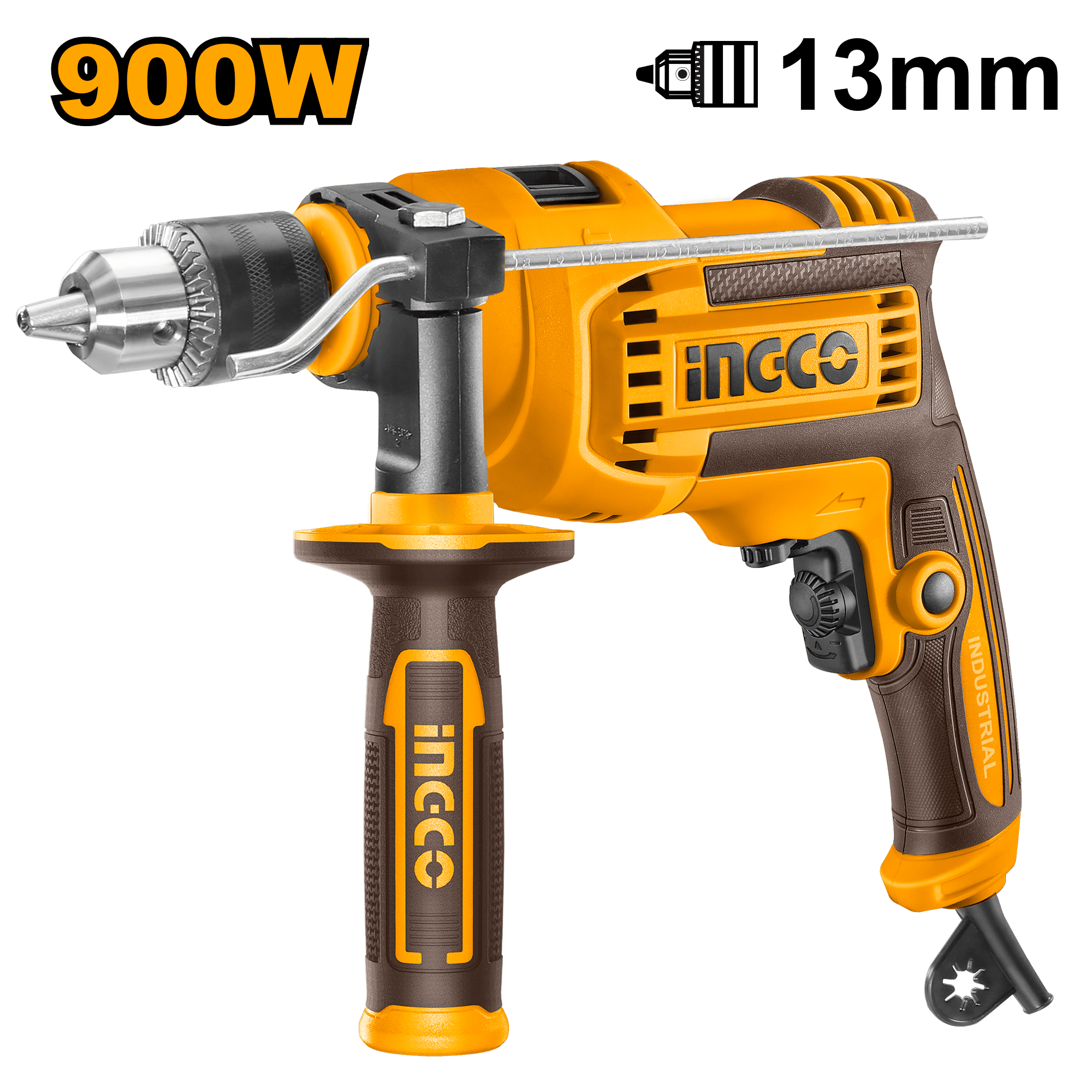 INGCO Electric Impact Drill 900W Variable Speed Hammer Drill