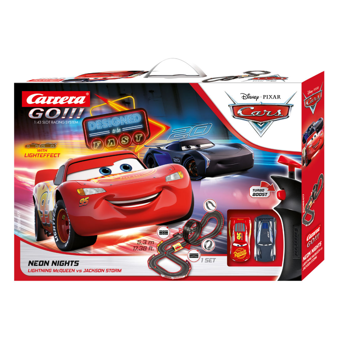Disney Pixar Cars Neon Nights Racing Set, 1:43, 5.3M, For Age 6+ Years
