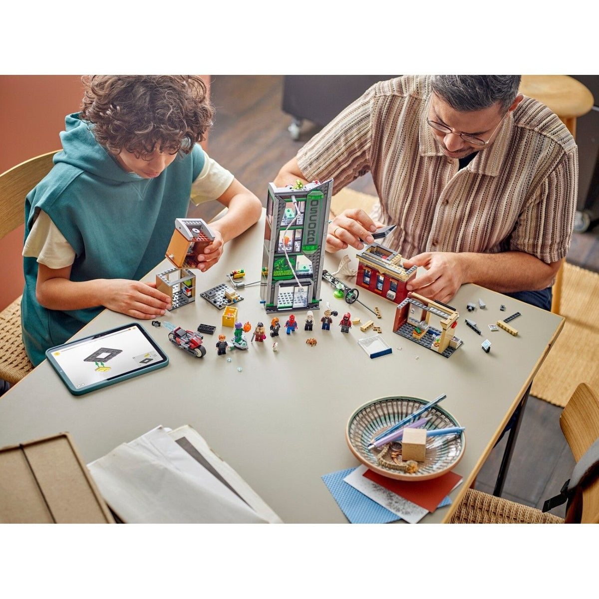LEGO Marvel Spider-Man vs. Oscorp Building Play Set, For Age 10+ Years
