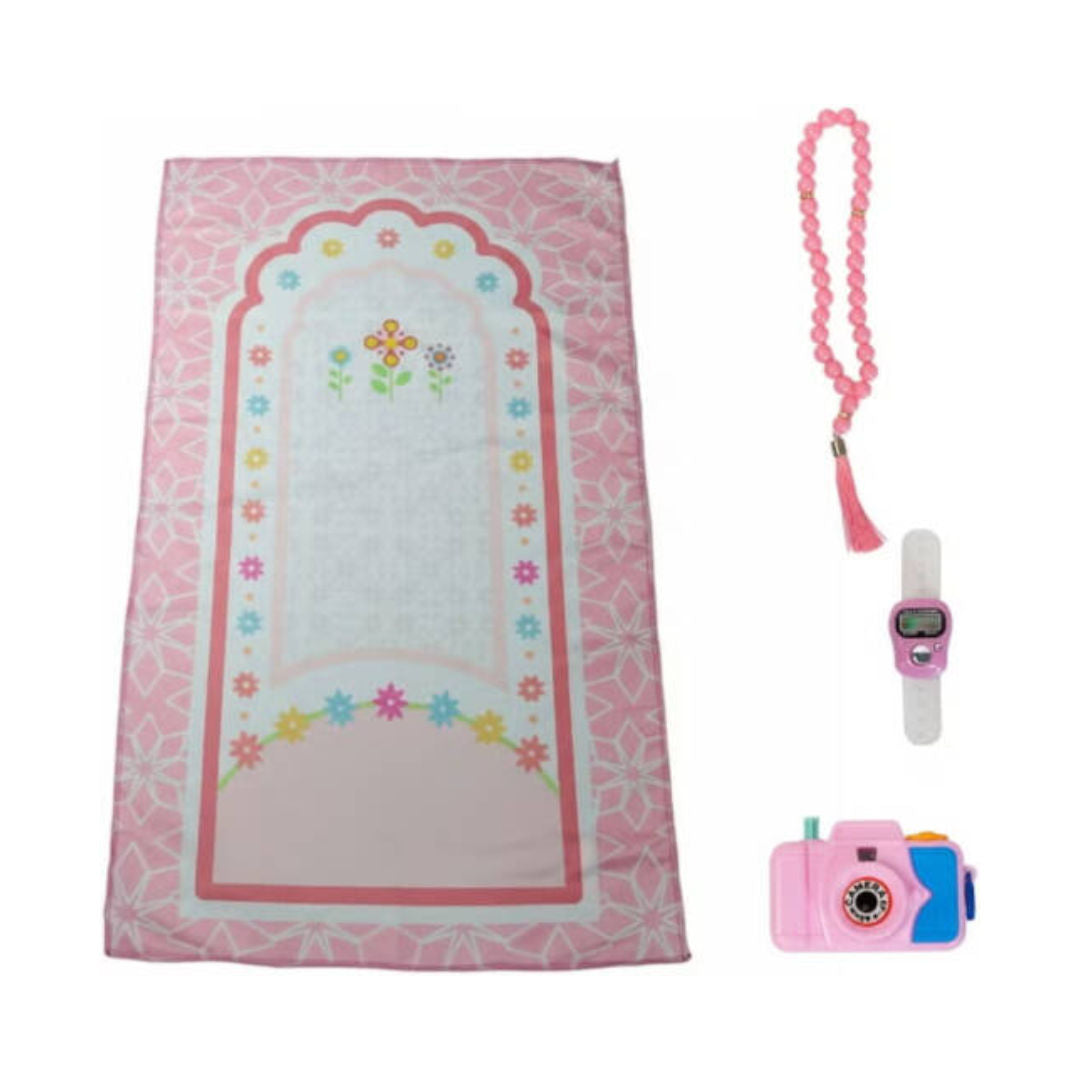 EPICARMA 4-in-1 Kids Prayer Rug Set