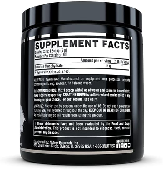 Nutrex Research, Creatine Monohydrate 60s 300G