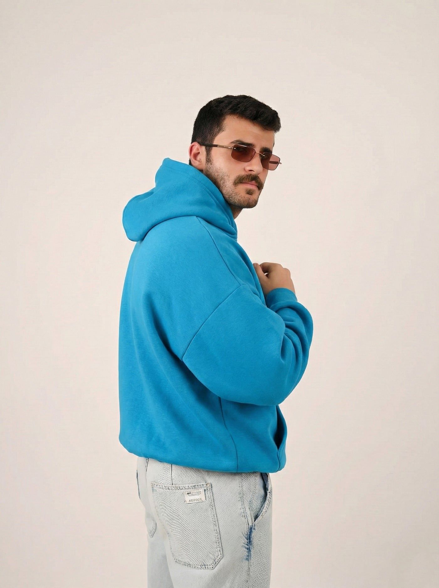 MULU Classic Oversized Hoodie - Blue