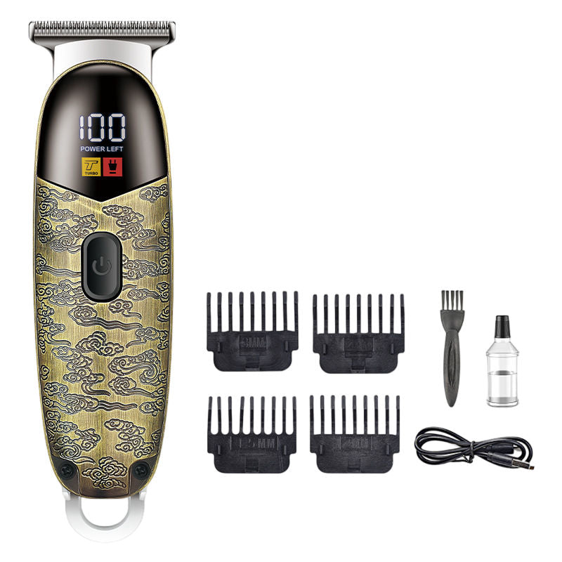 Mini Hair Clipper YYT-623 Electric Trimmer for Men, Portable Silver