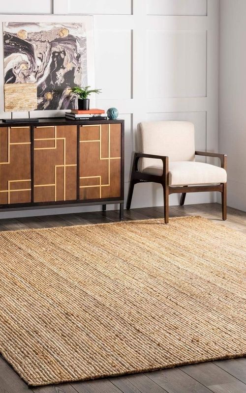 Handmade Braided Natural Jute Eco Friendly Floor Area Runner Rug